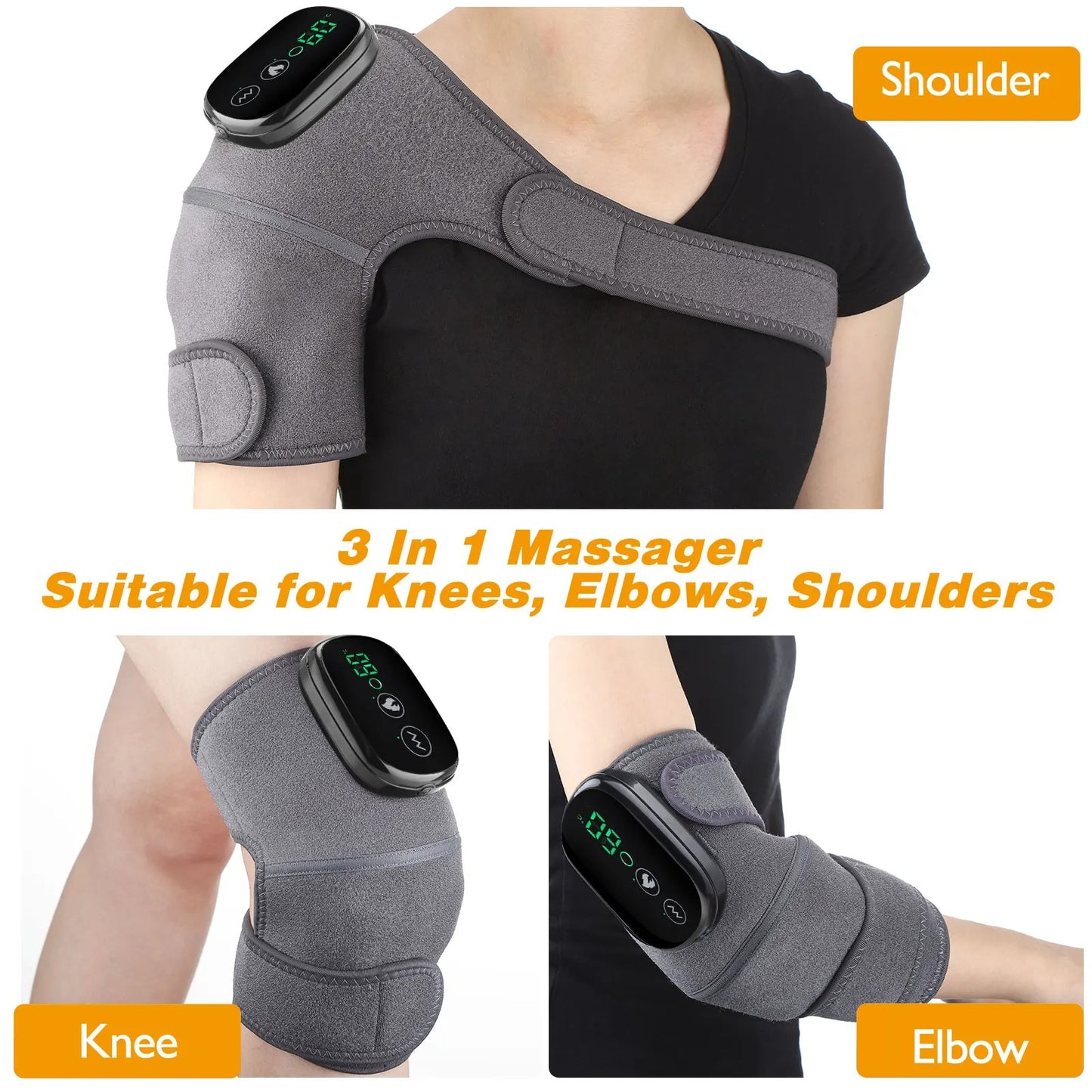 RejuvaNiqs™ - Electric Heating and massage Shoulder Brace