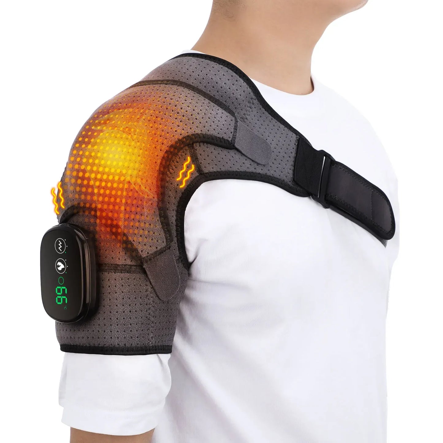 RejuvaNiqs™ - Electric Heating and massage Shoulder Brace