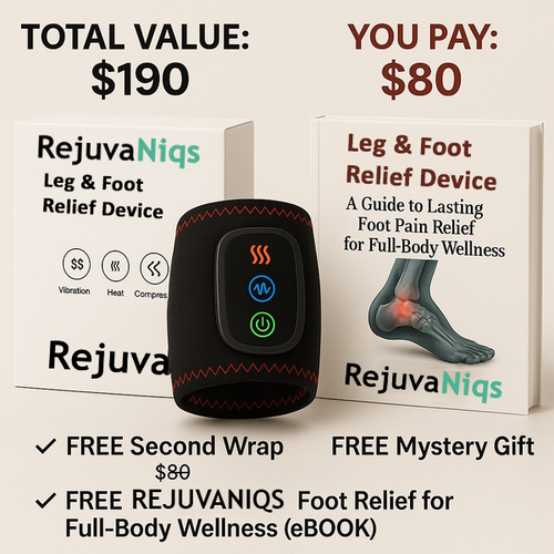 RejuvaNiqs™ - 3-in-1 Leg & Foot Relief Device
