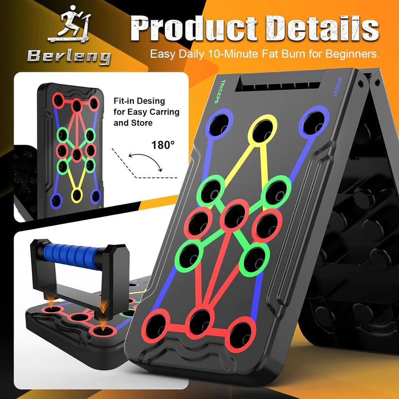 Push-Up Board Pro – Color-Coded Chest, Arms & Upper Body Trainer